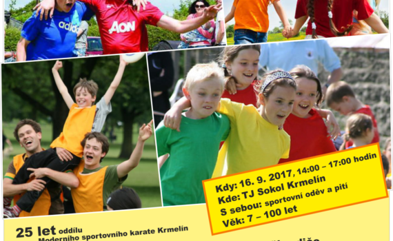 Zábavné sportovní odpoledne.